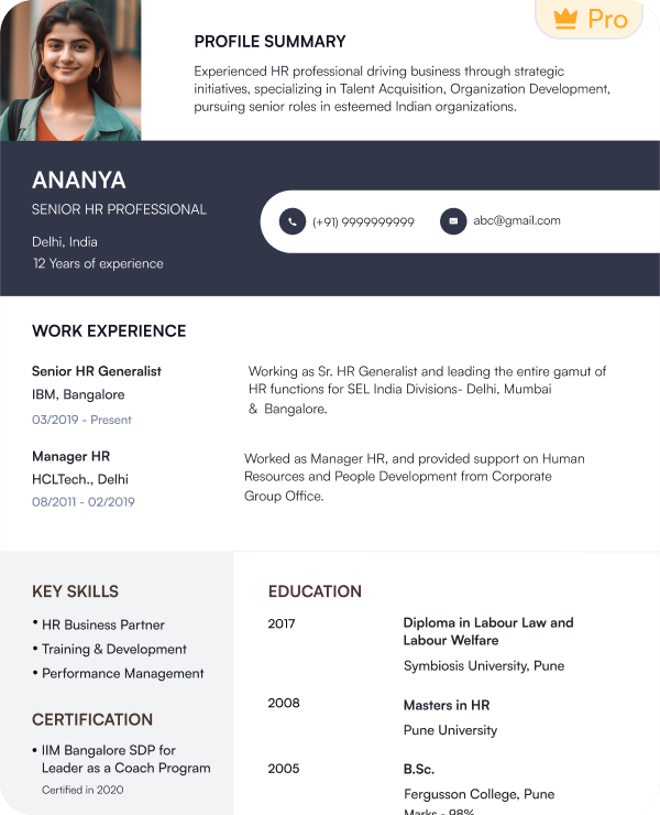 Executive Pro resume template