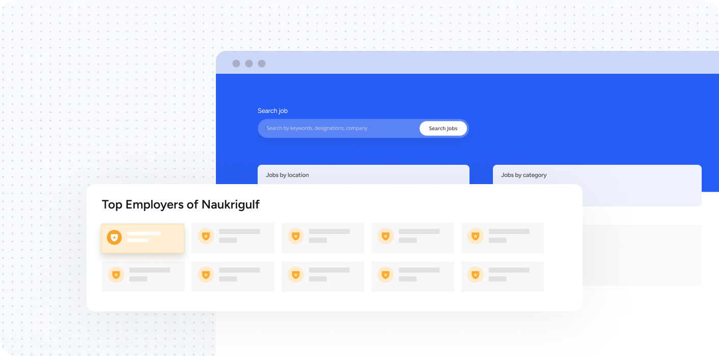 Preview of homepage top employers and search experience